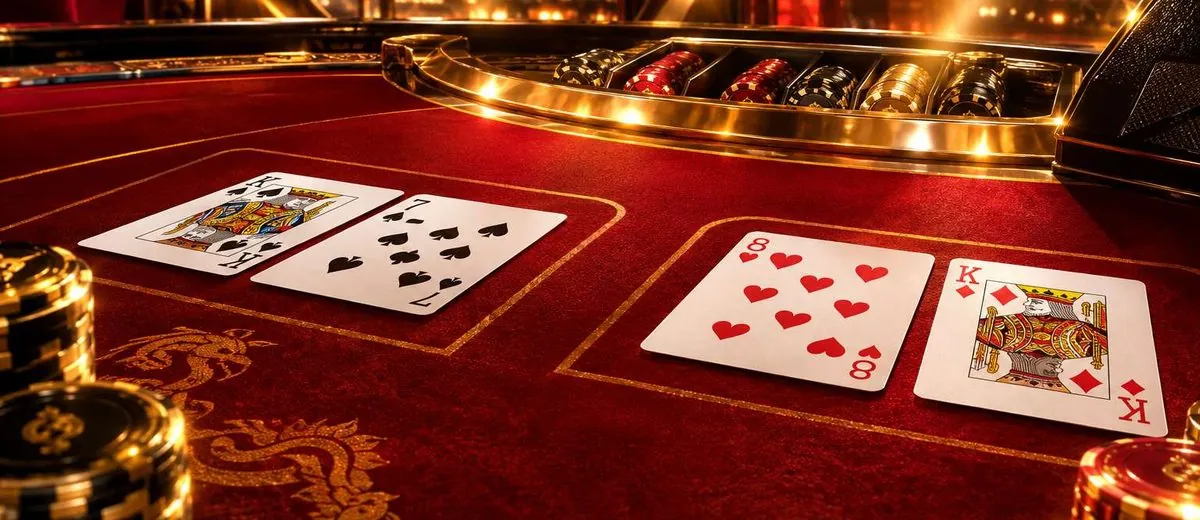 Ilustrasi baccarat table and golden casino — panduan Lentera4d Slot Lentera4d