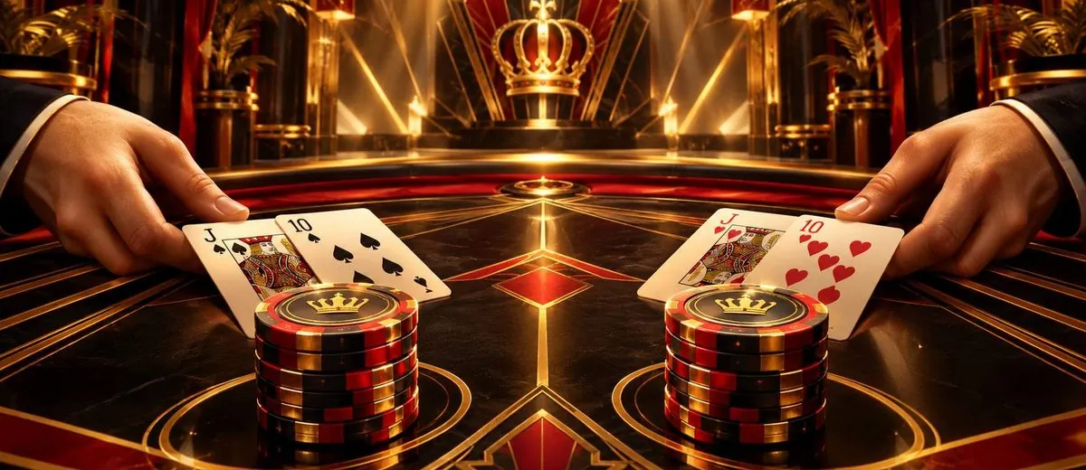 Ilustrasi blackjack table and casino chips — panduan login Lentera4d Lentera4d