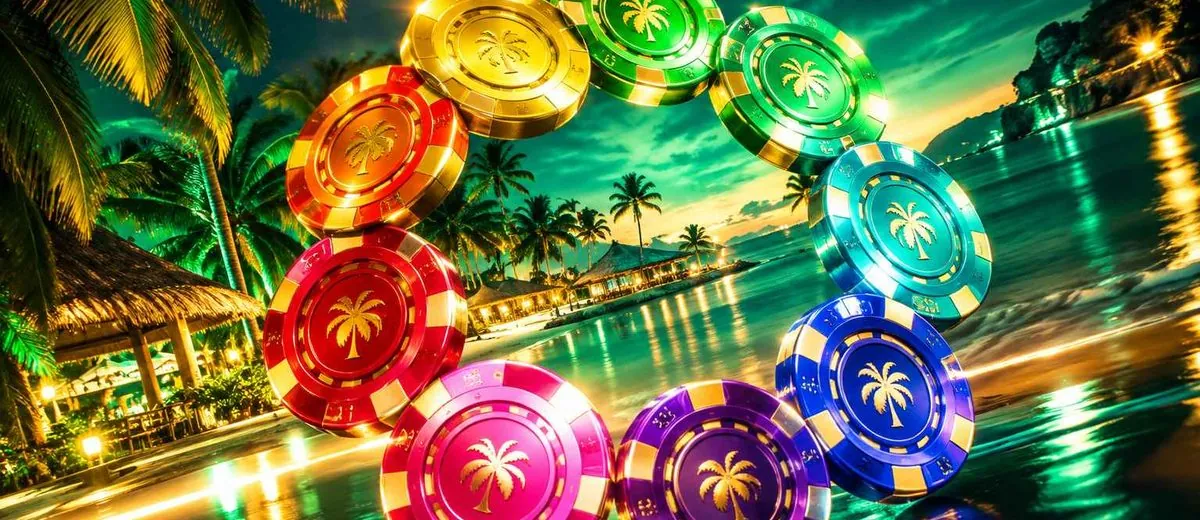 Ilustrasi casino chips and golden casino — panduan Bonus New Member 100 Di Awal Lentera4d